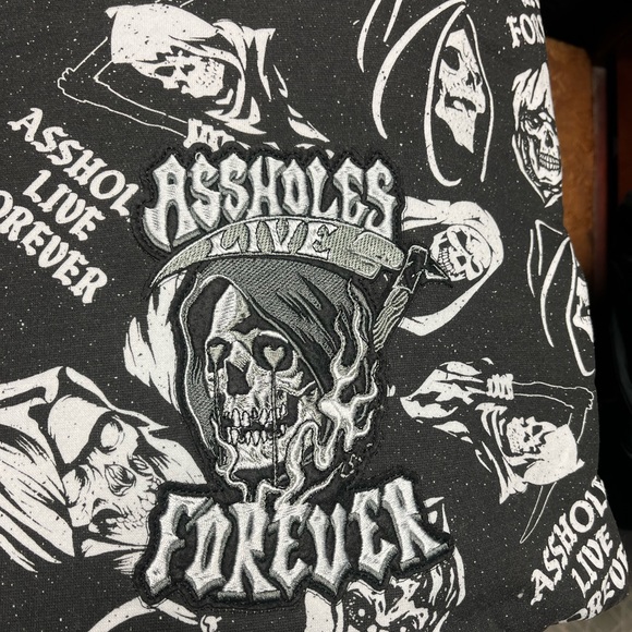 Skulls all over hoodie!!! - Picture 2 of 5